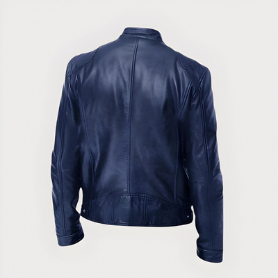 Alonso™ | Chaqueta De Motociclista Clásica Con Cremallera