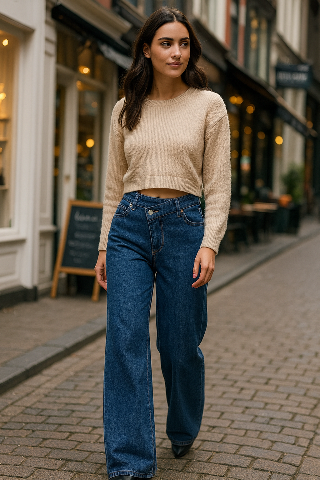 Lola™ | Jeans sueltos de inspiración coreana