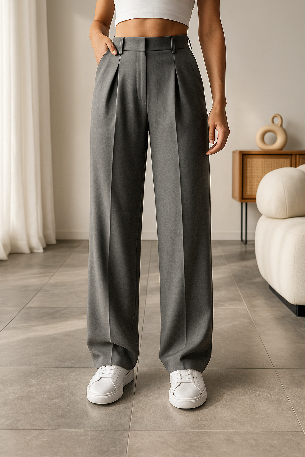 Olga™ | Pantalones Elegantes de Pierna Ancha