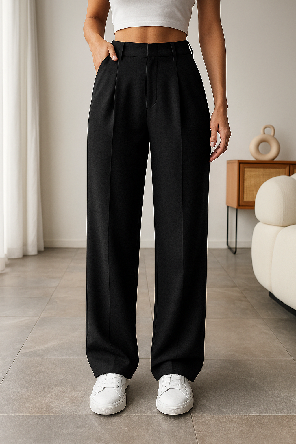 Olga™ | Pantalones Elegantes de Pierna Ancha