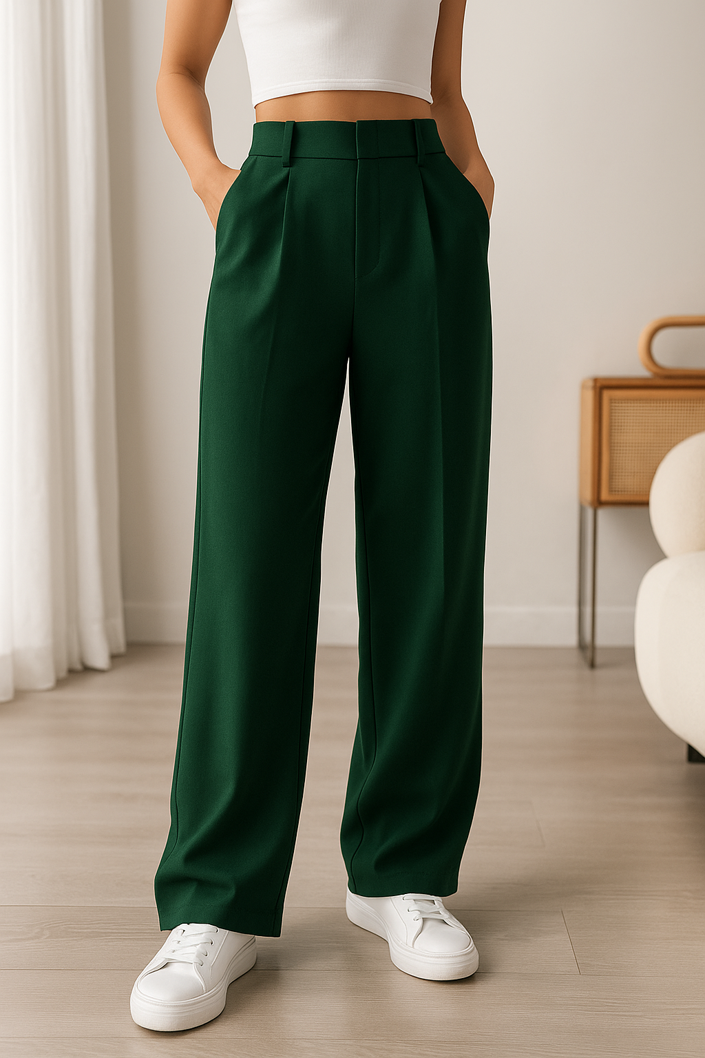 Olga™ | Pantalones Elegantes de Pierna Ancha