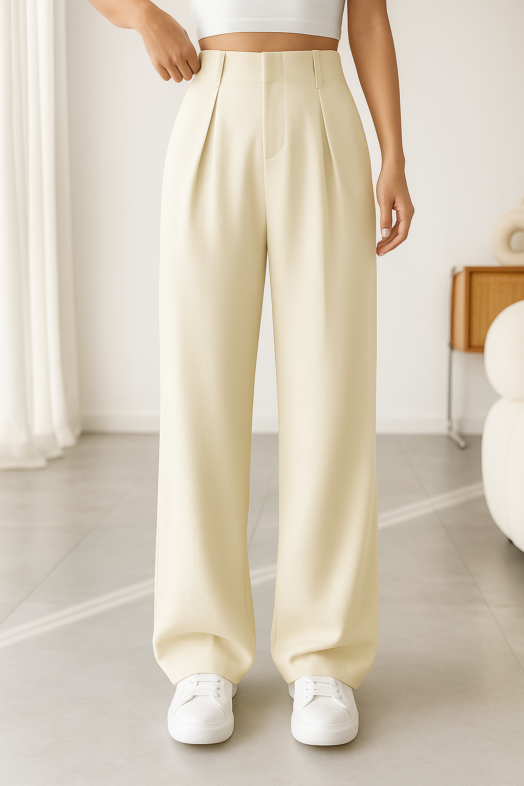 Olga™ | Pantalones Elegantes de Pierna Ancha