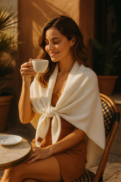 Paula™ | Chal Envolvente con Nudo Elegante